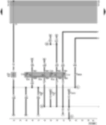 Wiring Diagram  VW SHARAN 1998 - Rear electric window isolation switch
