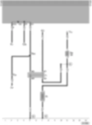 Wiring Diagram  VW SHARAN 1996 - Driver battery