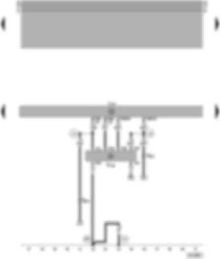 Wiring Diagram  VW SHARAN 1997 - Automatic gearbox control unit - multi-function switch