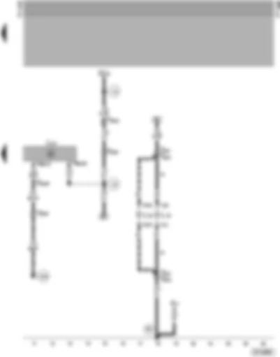 Wiring Diagram  VW SHARAN 1998 - Automatic gearbox control unit - selector lever illumination