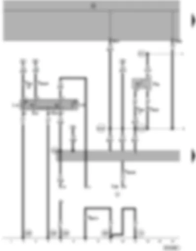 Wiring Diagram  VW SHARAN 2000 - Window lifter switch in driver