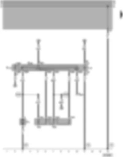 Wiring Diagram  VW SHARAN 1998 - Fresh air blower