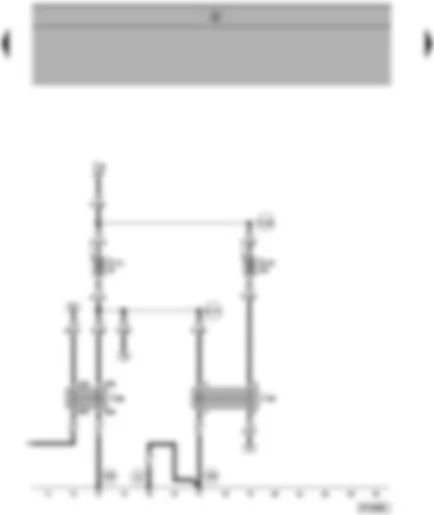 Wiring Diagram  VW SHARAN 1999 - Fresh air blower Relay - 2nd speed - fresh air blower isolation relay