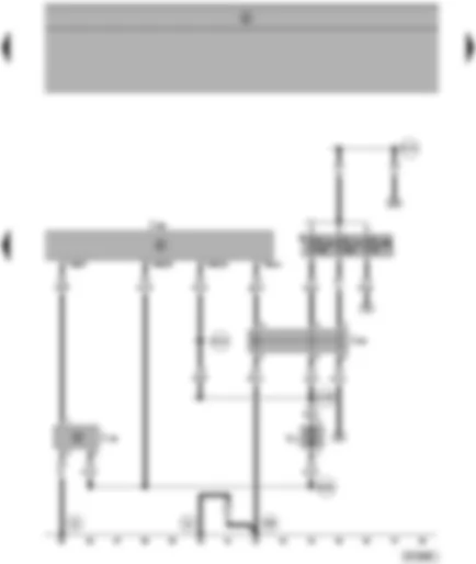 Wiring Diagram  VW SHARAN 1999 - Climatronic control unit - blower control unit - blower relay