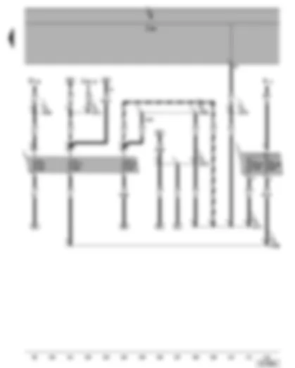 Wiring Diagram  VW SHARAN 2001 - Voltage supply for trailer socket