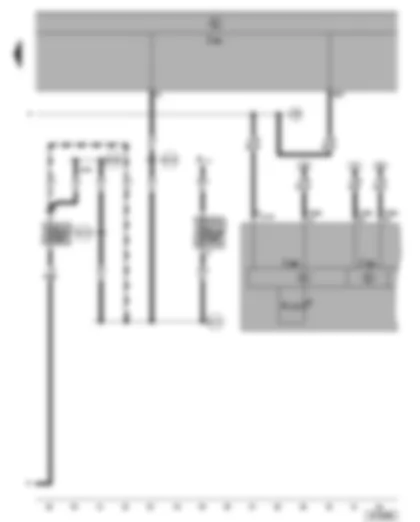 Wiring Diagram  VW SHARAN 2001 - Dash panel insert - brake system warning lamp