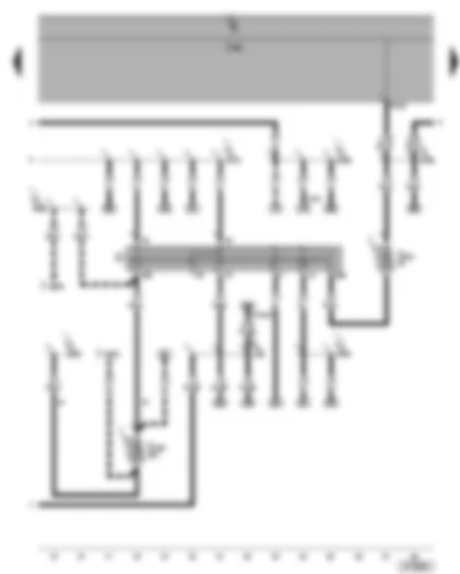 Wiring Diagram  VW SHARAN 2001 - Ignition/starter switch