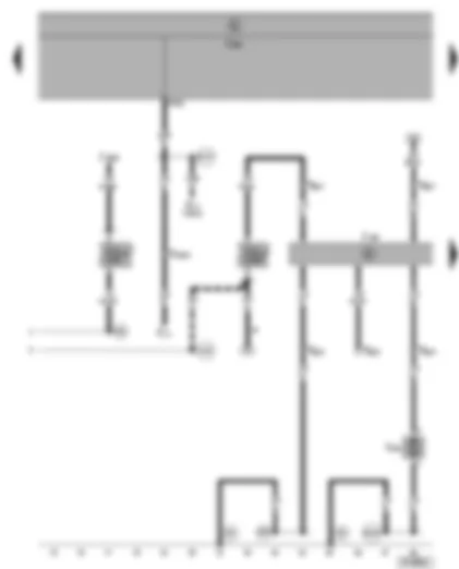 Wiring Diagram  VW SHARAN 2002 - Heater control unit D5W Z - metering pump