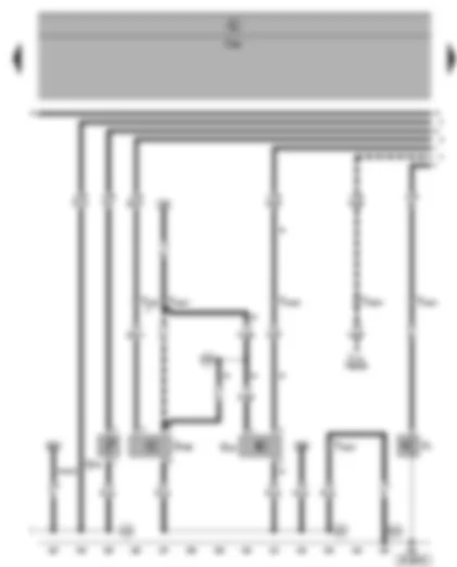 Wiring Diagram  VW SHARAN 2001 - Speedometer sender - coolant shortage indicator sender - oil pressure switch - oil level/oil temperature sender