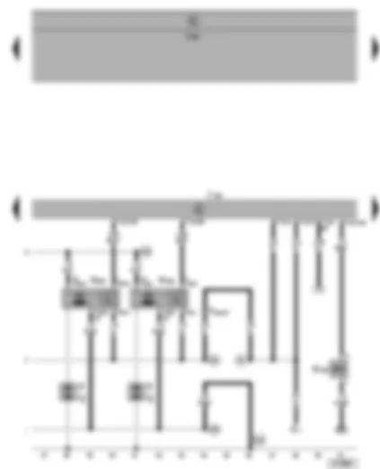 Wiring Diagram  VW SHARAN 2001 - Motronic control unit - ignition system - intake manifold change-over valve