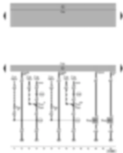 Электросхемa  VW SHARAN 2002 - Блок управления Motronic - клапаны регуляторов фаз газораспределения