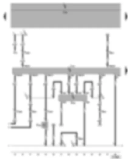 Электросхемa  VW SHARAN 2002 - Блок управления АКП - многофункциональный переключатель - датчик давления в тормозной системе