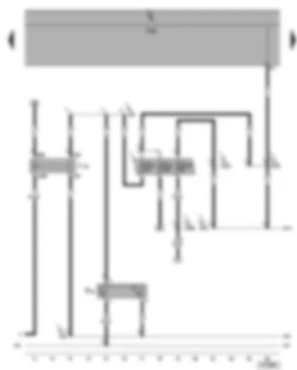 Wiring Diagram  VW SHARAN 2003 - Radiator fan relay for second speed - radiator fan thermal switch