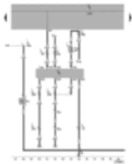 Wiring Diagram  VW SHARAN 2005 - Voltage supply