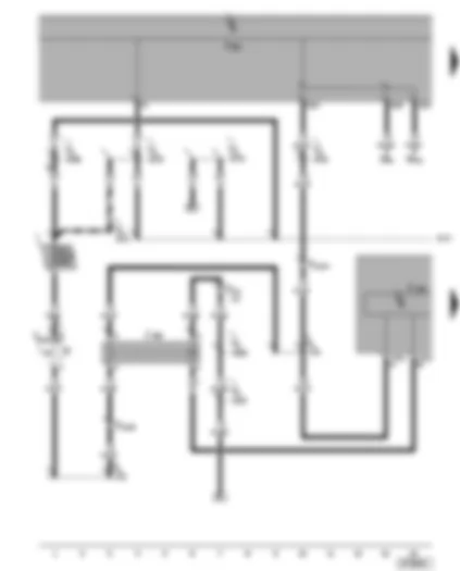 Wiring Diagram  VW SHARAN 2006 - Brake light switch - ABS control unit - brake light suppression relay - brake light
