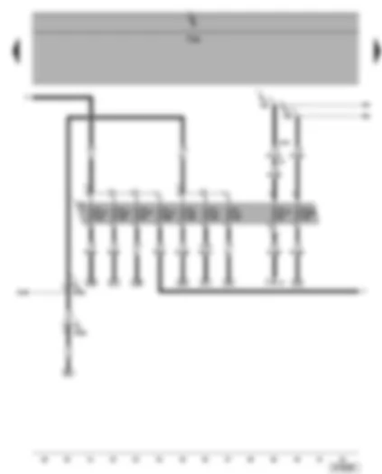 Wiring Diagram  VW SHARAN 2003 - Voltage supply - fuses