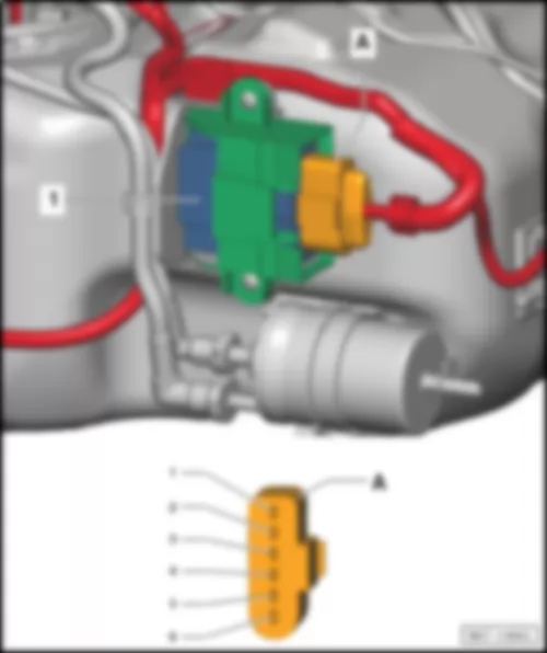 VW SHARAN 2016 Fuel pump control unit J538