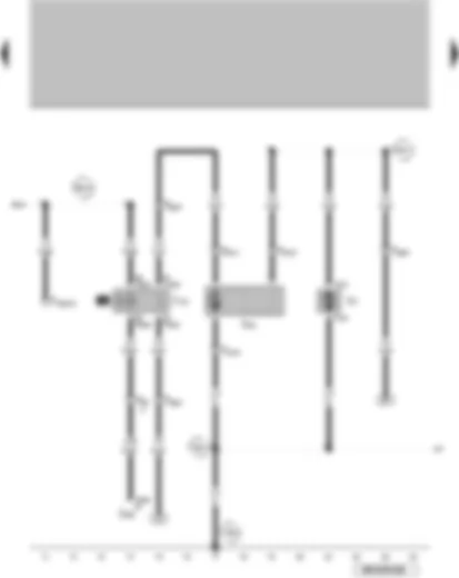Wiring Diagram  VW SPACE FOX 2015 - Radiator fan 2nd speed relay - radiator fan - right radiator fan