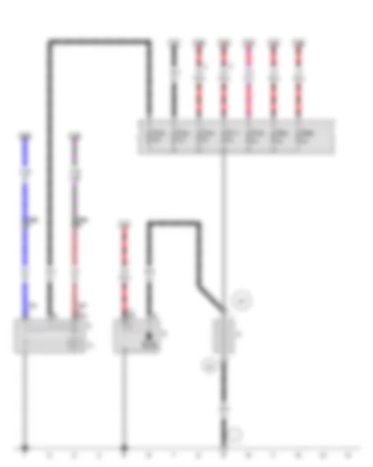 Wiring Diagram  VW SPACE FOX 2012 - Battery - Starter - Alternator - Voltage regulator