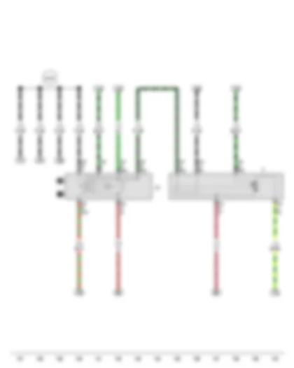 Wiring Diagram  VW SPACE FOX 2012 - Automatic intermittent wash and wipe relay - Windscreen wiper motor