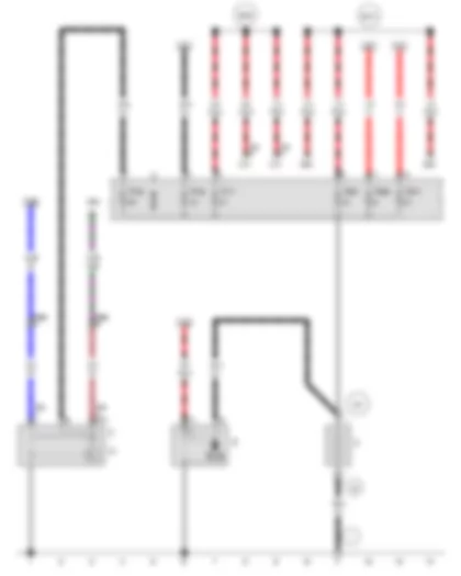 Wiring Diagram  VW SPACE FOX 2012 - Battery - Starter - Alternator - Voltage regulator