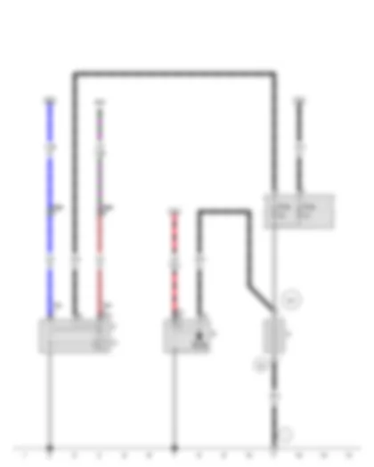 Wiring Diagram  VW SPACE FOX 2012 - Battery - Starter - Alternator - Voltage regulator