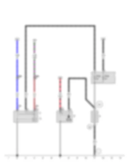 Wiring Diagram  VW SPACE FOX 2012 - Battery - Starter - Alternator - Voltage regulator