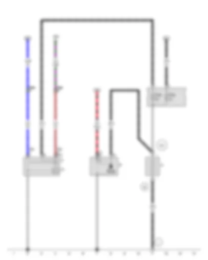 Wiring Diagram  VW SPACE FOX 2012 - Battery - Starter - Alternator - Voltage regulator