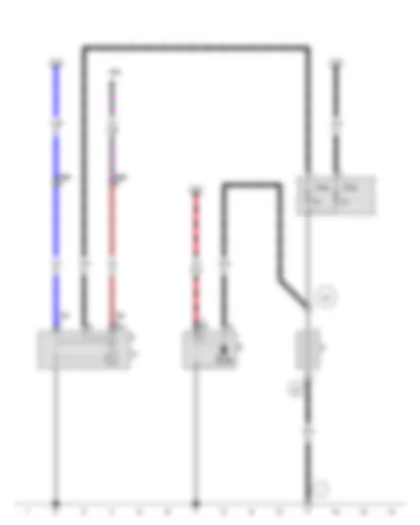 Wiring Diagram  VW SPACE FOX 2012 - Battery - Starter - Alternator - Voltage regulator