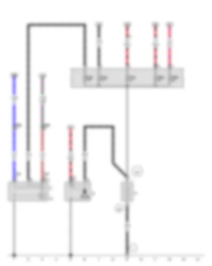 Wiring Diagram  VW SPACE FOX 2013 - Battery - Starter - Alternator - Voltage regulator - Fuse 1 (30) - in battery fuse holder