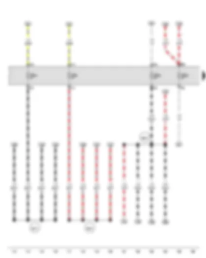 Wiring Diagram  VW SPACE FOX 2013 - Fuse 31 on fuse holder B - Fuse 35 on fuse holder B - Fuse 43 on fuse holder B - Fuse 46 on fuse holder B