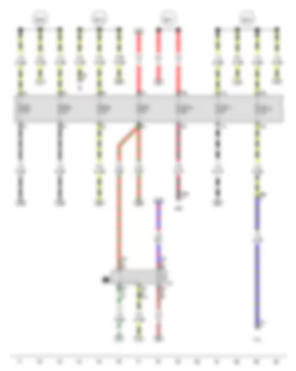 Wiring Diagram  VW SPACE FOX 2013 - Fog light relay - Fuse 1 on fuse holder C - Fuse 2 on fuse holder C - Fuse 3 on fuse holder C - Fuse 7 on fuse holder C - Fuse 16 on fuse holder C - Fuse 17 on fuse holder C - Fuse 18 on fuse holder C