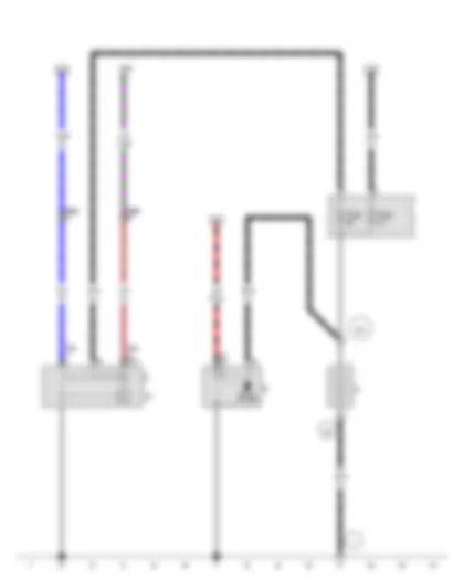 Wiring Diagram  VW SPACE FOX 2013 - Battery - Starter - Alternator - Voltage regulator