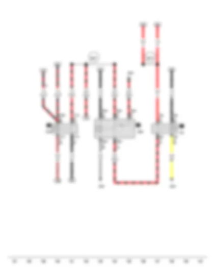 Wiring Diagram  VW SPACE FOX 2016 - Starter motor relay - X contact relief relay 2 - Starter motor relay 2