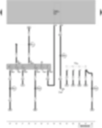 Wiring Diagram  VW SURAN 2007 - Ignition/starter switch