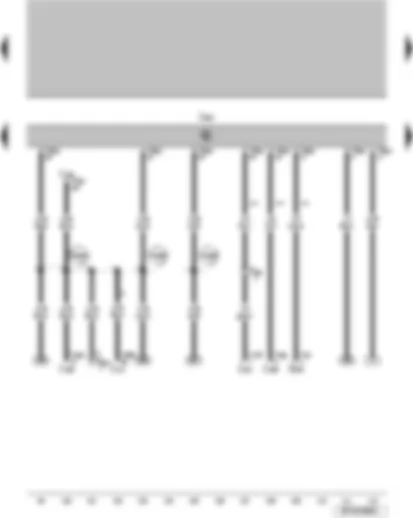 Wiring Diagram  VW SURAN 2011 - Engine control unit