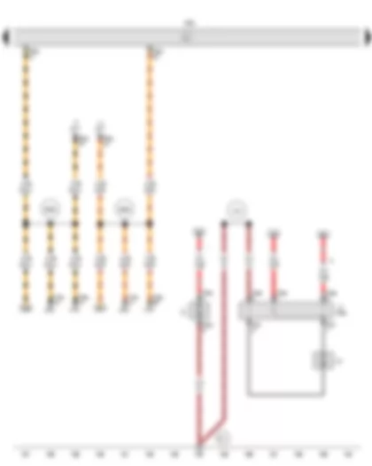 Wiring Diagram  VW SURAN 2012 - Engine control unit - Radiator fan series resistor - Radiator fan