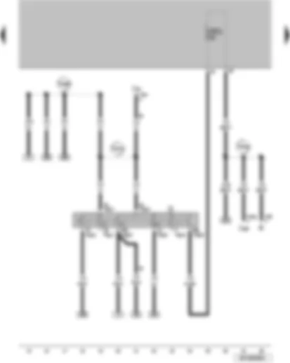 Wiring Diagram  VW SURAN 2011 - Ignition switch