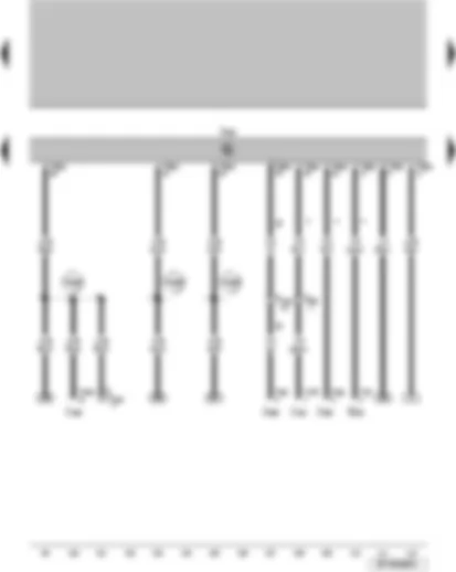 Wiring Diagram  VW SURAN 2011 - Engine control unit