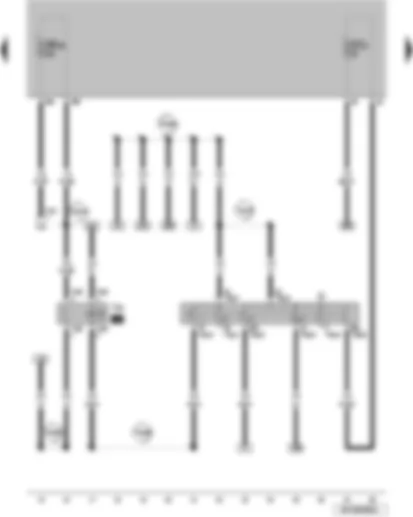 Wiring Diagram  VW SURAN 2011 - Ignition switch Xcontact relief relay