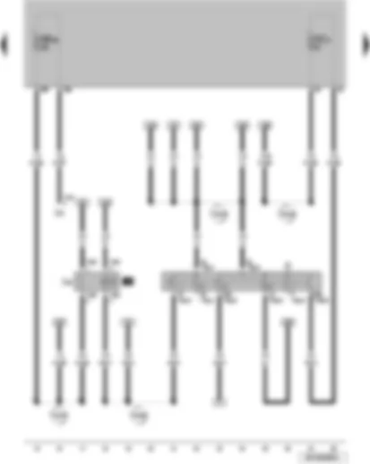 Wiring Diagram  VW SURAN 2011 - Ignition switch Xcontact relief relay