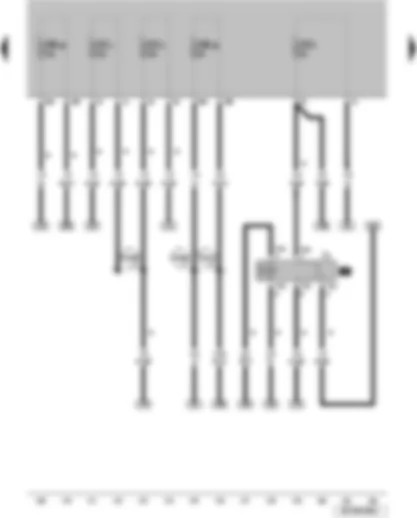 Wiring Diagram  VW SURAN 2011 - Fog light relay