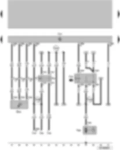 Wiring Diagram  VW SURAN 2011 - Brake light switch Brake pedal switch Transmission hydraulic pressure sensor Automatic transmission control unit Gearbox hydraulic pump relay Hydraulic transmission pump