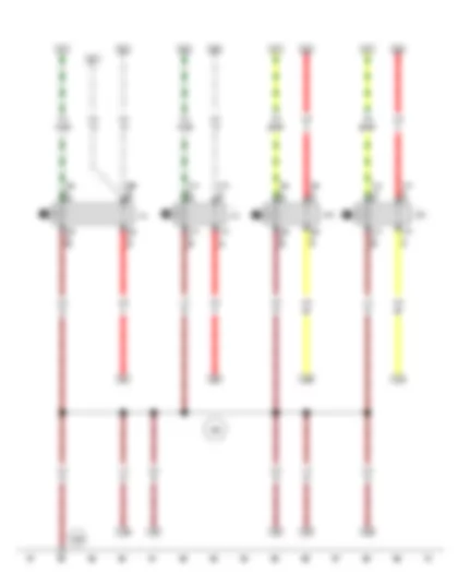 Wiring Diagram  VW SURAN 2012 - Headlight main beam relay - Dipped beam relay