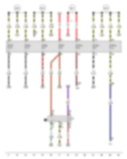 Wiring Diagram  VW SURAN 2012 - Fog light relay - Fuse 1 on fuse holder C - Fuse 2 on fuse holder C - Fuse 3 on fuse holder C - Fuse 7 on fuse holder C - Fuse 16 on fuse holder C - Fuse 17 on fuse holder C - Fuse 18 on fuse holder C
