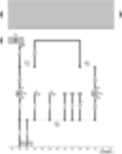 Wiring Diagram  VW SURAN 2011 - Park brake control switch Brake oil level warning contact Automatic transmission control unit