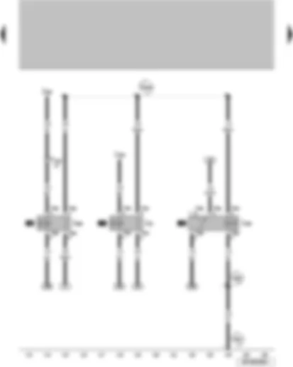 Wiring Diagram  VW SURAN 2011 - Starter motor relay X contact relief relay 2 Starter motor relay 2