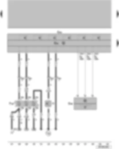 Wiring Diagram  VW SURAN 2011 - Control unit on the steering wheel 