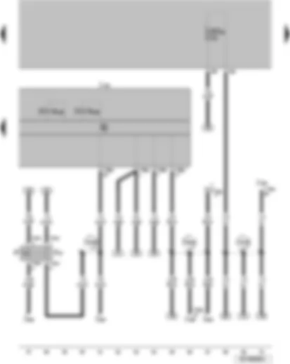 Wiring Diagram  VW SURAN 2011 - Brake light switch Brake pedal switch ABS control unit Rear right ABS outlet valve AV Rear left ABS outlet valve AV