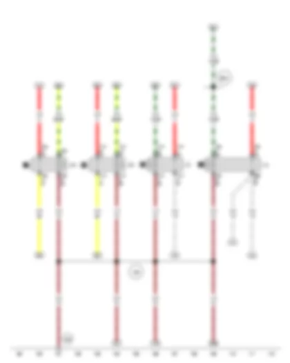 Wiring Diagram  VW SURAN 2012 - Headlight main beam relay - Dipped beam relay